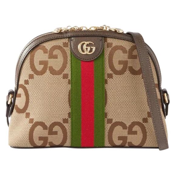 Gucci Handbags - GUCCI Ophidia Dome GG Jumbo Logo Crossbody Bag